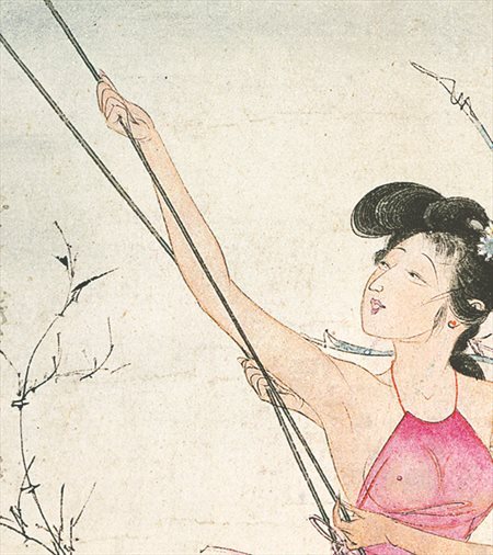 鹿泉-胡也佛的仕女画和最知名的金瓶梅秘戏图